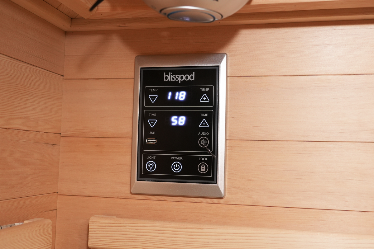 5-Person Full Spectrum Infrared Sauna with Red Light Therapy
