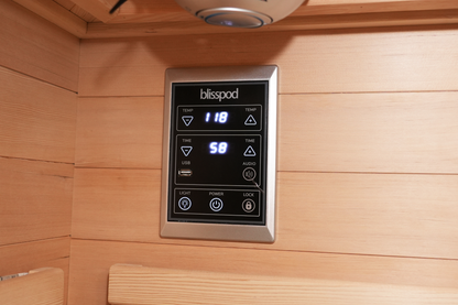 5-Person Full Spectrum Infrared Sauna with Red Light Therapy