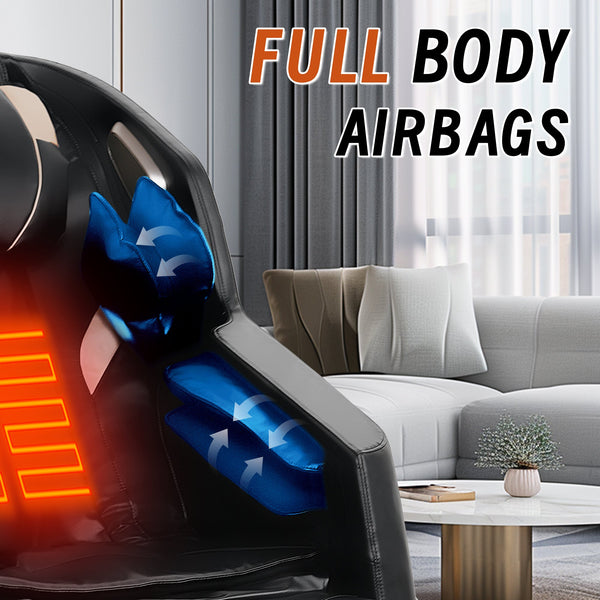 Massage Chair with Zero Gravity Recline and Bluetooth