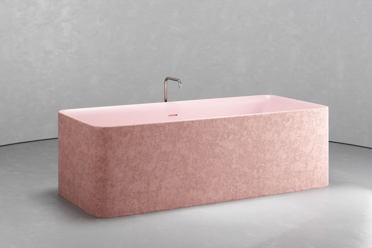 Freestanding Rectangular Bathtub, 70.9-Inch, 92.5-Gallon