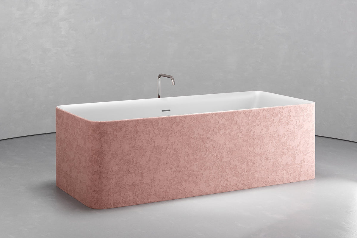 Freestanding Rectangular Bathtub, 70.9-Inch, 92.5-Gallon