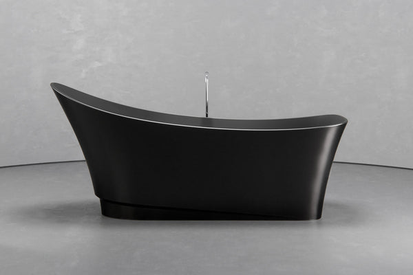 Freestanding Boat Shape Bathtub 70.9 x 29.5 in