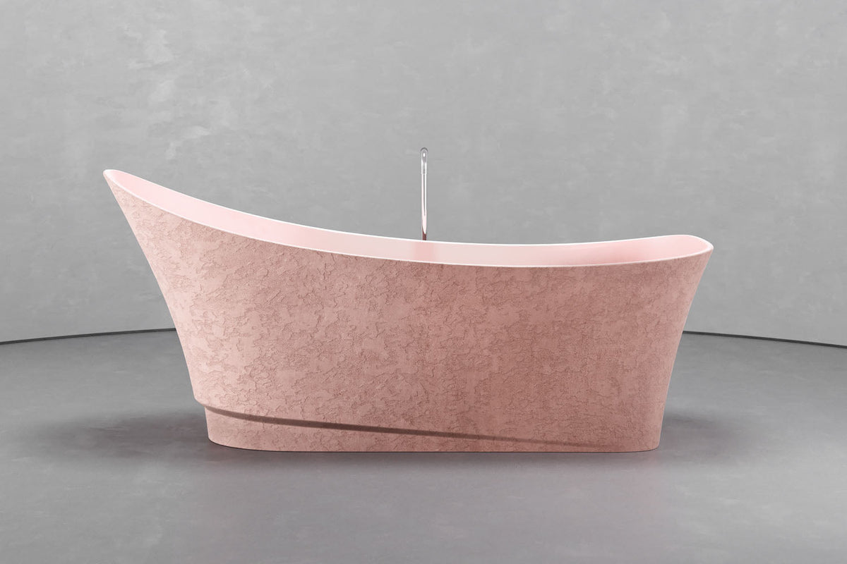 Freestanding Boat Shape Bathtub 70.9 x 29.5 in