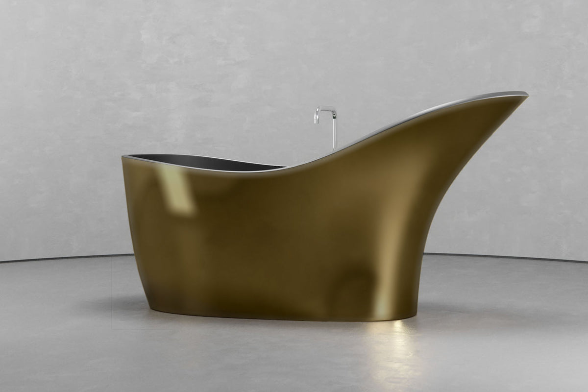 Freestanding Slipper Bathtub, 67.3 in, 79.25 gal