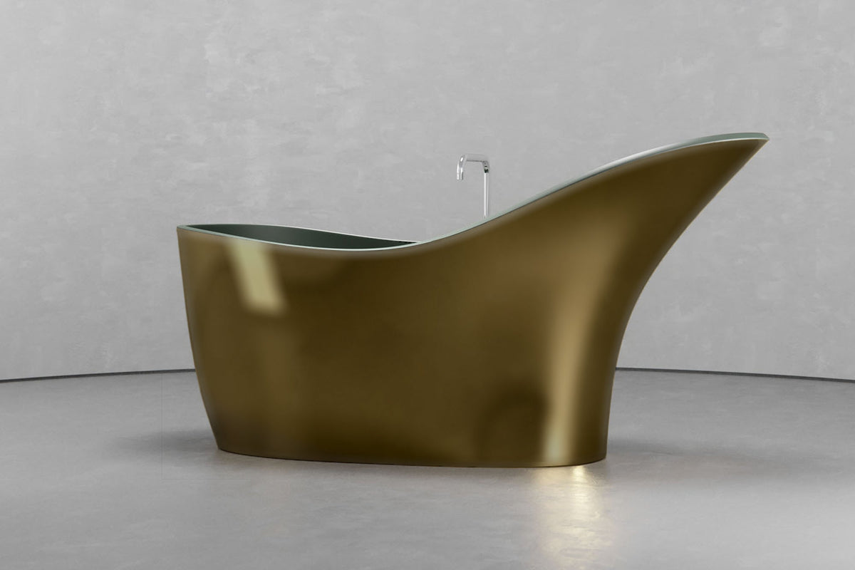 Freestanding Slipper Bathtub, 67.3 in, 79.25 gal
