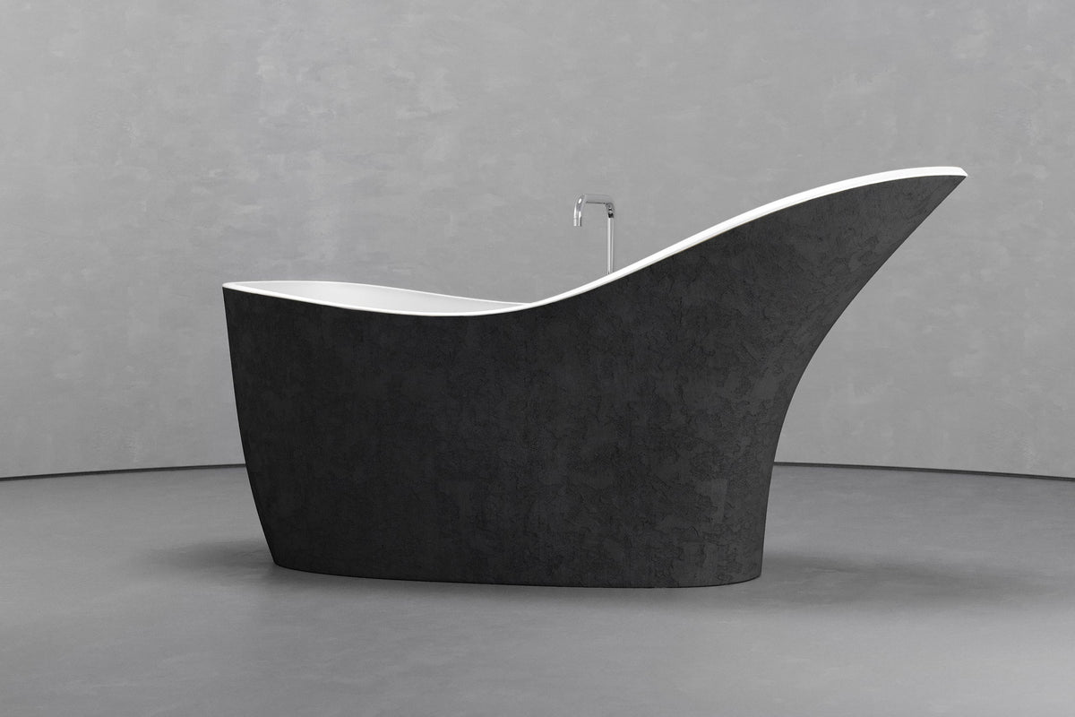 Freestanding Slipper Bathtub, 67.3 in, 79.25 gal