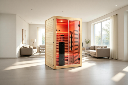 2-Person Full Spectrum Infrared Sauna with Red Light Therapy
