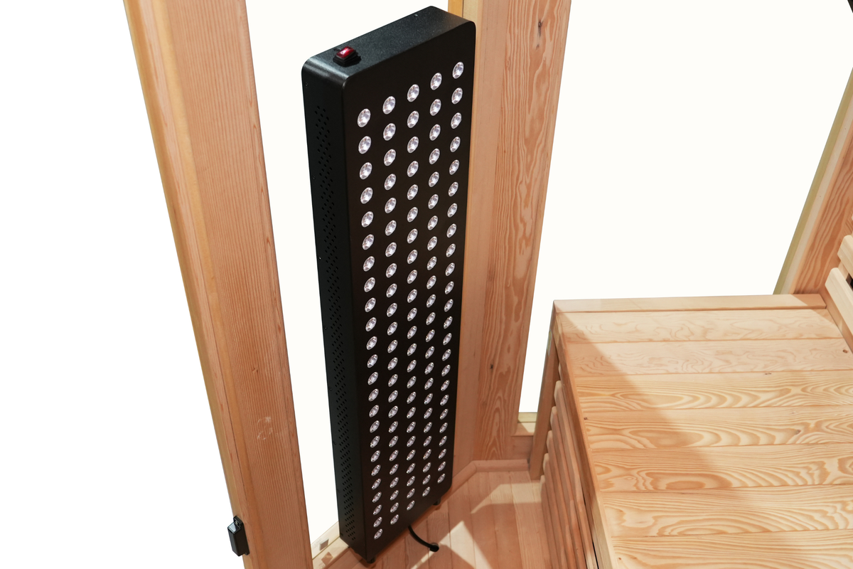 5-Person Full Spectrum Infrared Sauna with Red Light Therapy