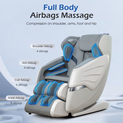 Massage Chair with AI Voice Control, 3D Rollers & Zero Gravity
