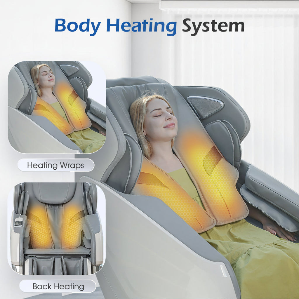 Massage Chair with AI Voice Control, 3D Rollers & Zero Gravity