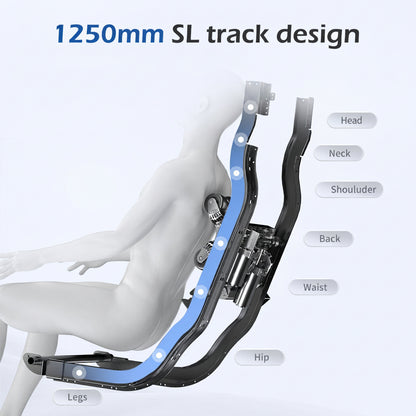 Massage Chair with AI Voice Control, 3D Rollers & Zero Gravity