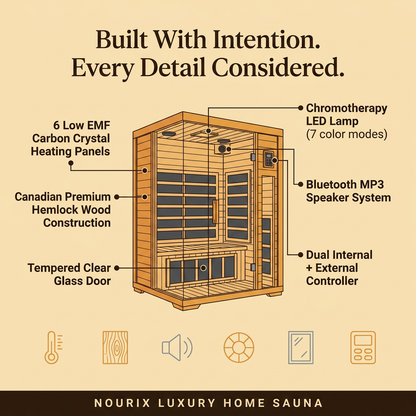 2024 Upgrade 1 to 2 Person Infrared Sauna, Low EMF Infrared Sauna for Home, Indoor Sauna Room, Hemlock Wooden Far Infrared Sauna, Dry Sauna with Bluetooth Speakers, LED Reading and Chromotherapy Lamp — Results & Stats