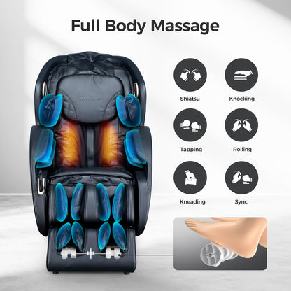 3D Zero Gravity Massage Chair with Voice Control