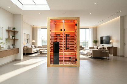 2-Person Full Spectrum Infrared Sauna with Red Light Therapy