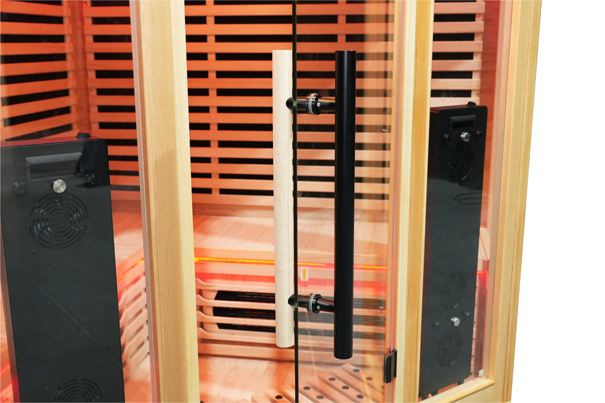 5-Person Full Spectrum Infrared Sauna with Red Light Therapy