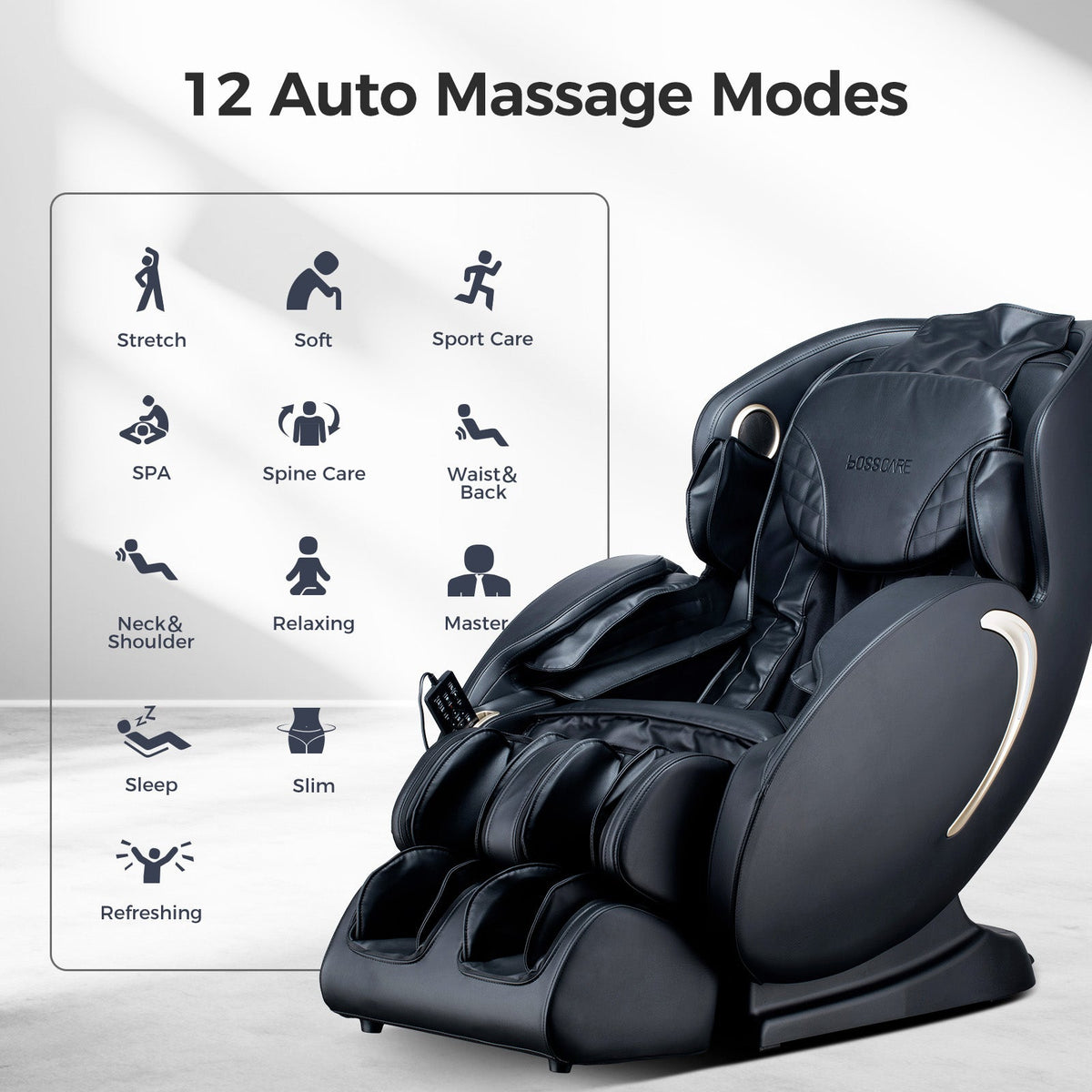 3D Zero Gravity Massage Chair with Voice Control