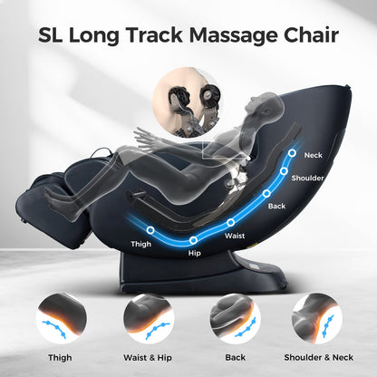 3D Zero Gravity Massage Chair with Voice Control