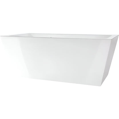67" Acrylic Freestanding Soaking Bathtub