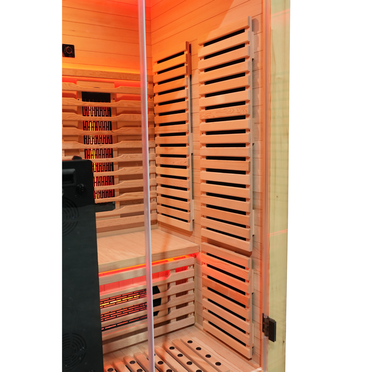 2-Person Full Spectrum Infrared Sauna with Red Light Therapy