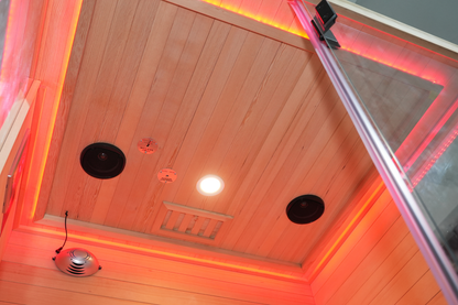 2-Person Full Spectrum Infrared Sauna with Red Light Therapy