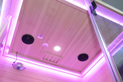 2-Person Full Spectrum Infrared Sauna with Red Light Therapy