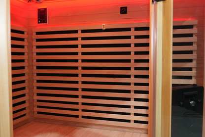 5-Person Full Spectrum Infrared Sauna with Red Light Therapy