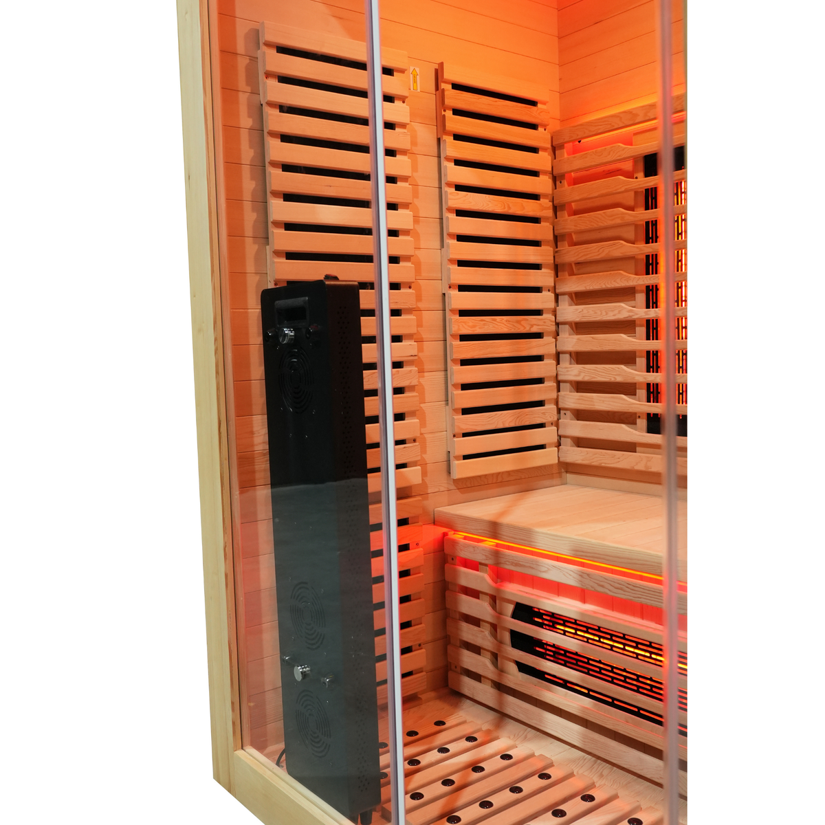 2-Person Full Spectrum Infrared Sauna with Red Light Therapy