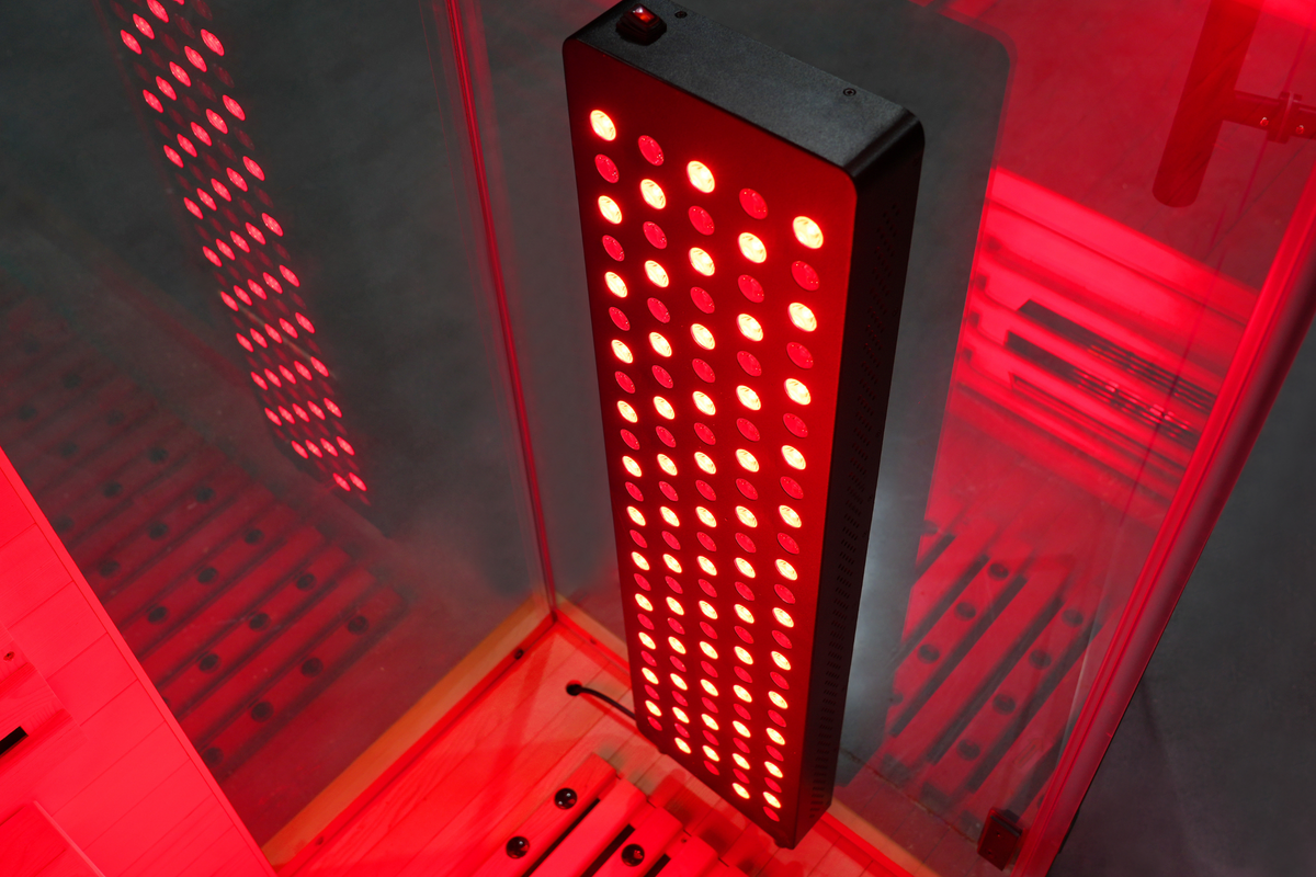 2-Person Full Spectrum Infrared Sauna with Red Light Therapy
