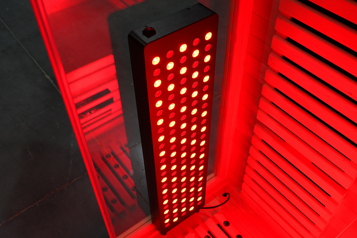 2-Person Full Spectrum Infrared Sauna with Red Light Therapy