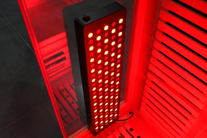 2-Person Full Spectrum Infrared Sauna with Red Light Therapy