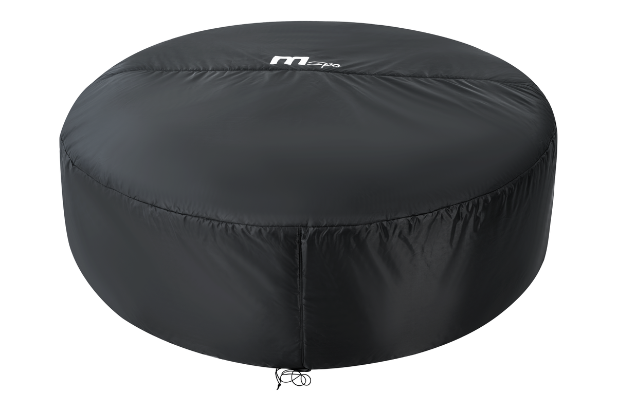 6-Person Inflatable Hot Tub with LED Lighting and 138 Air Jets