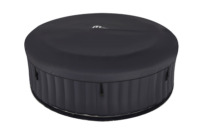 6-Person Inflatable Hot Tub with LED Lighting and 138 Air Jets