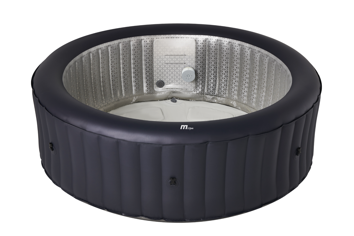 6-Person Inflatable Hot Tub with LED Lighting and 138 Air Jets