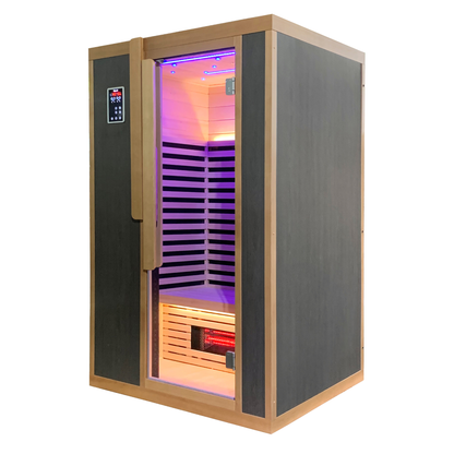 2-Person Full Spectrum Infrared Sauna with Red Light Therapy
