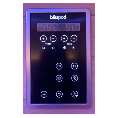 2-Person Full Spectrum Infrared Sauna with Red Light Therapy