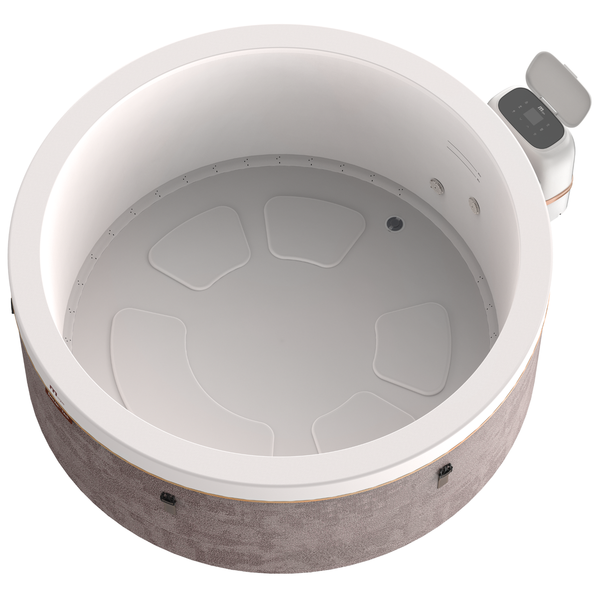 6-Person Rigid Foam Hot Tub with 138 Air Jets and App Control