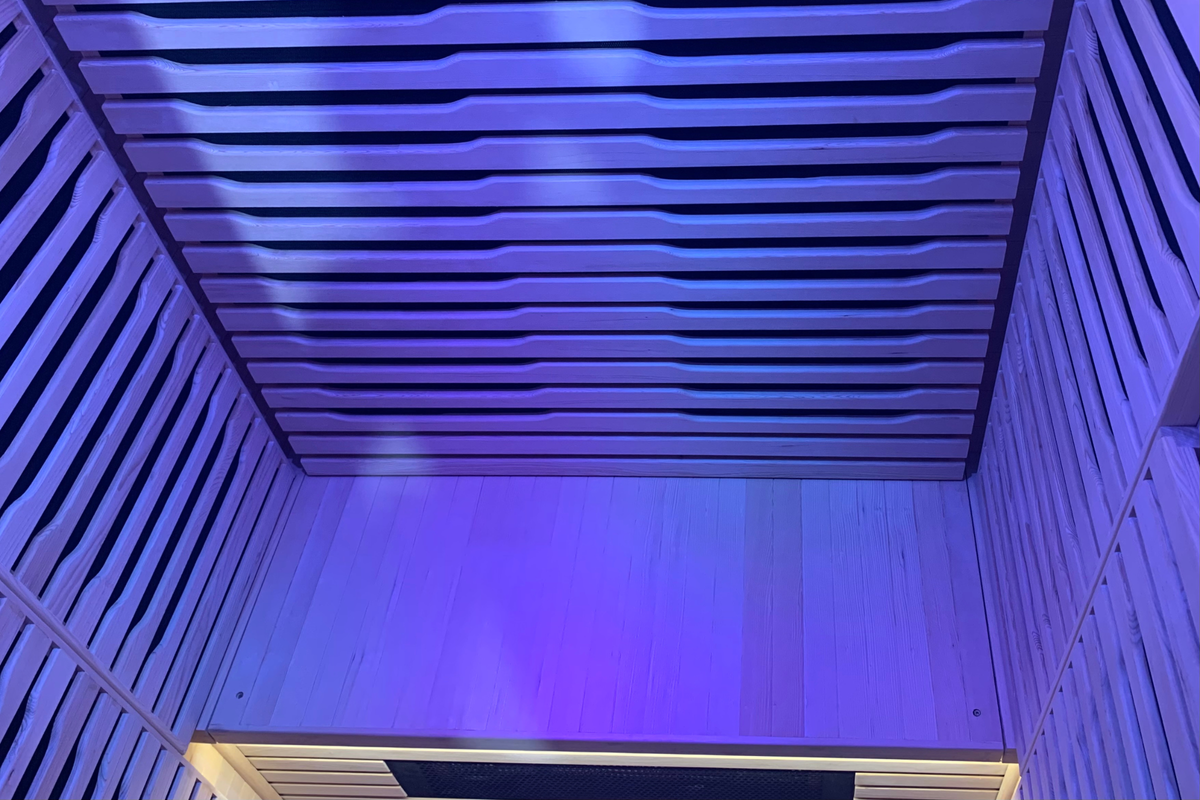 2-Person Full Spectrum Infrared Sauna with Red Light Therapy
