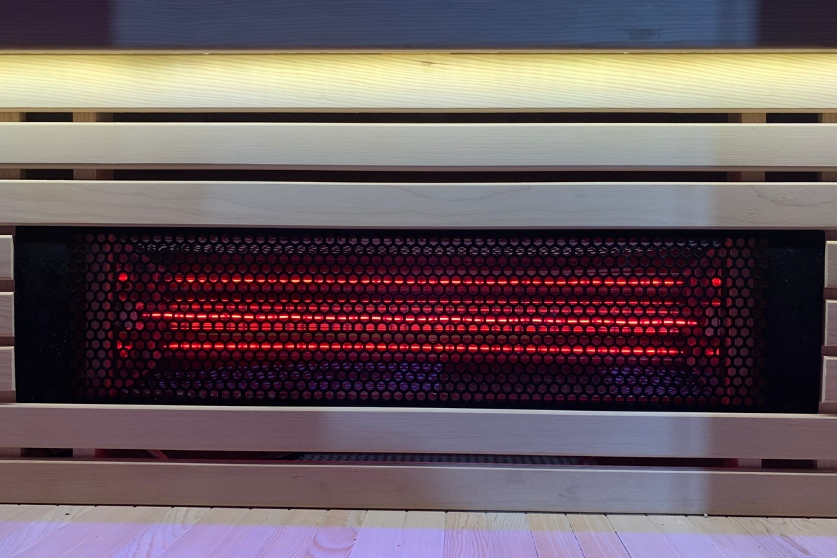 2-Person Full Spectrum Infrared Sauna with Red Light Therapy