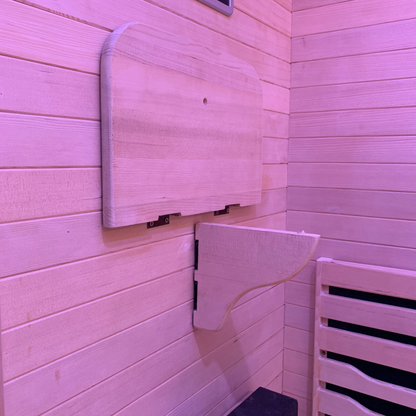 2-Person Full Spectrum Infrared Sauna with Red Light Therapy