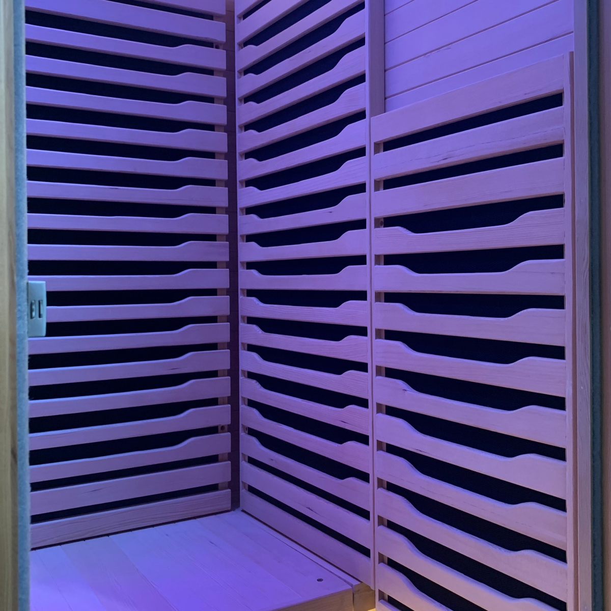 2-Person Full Spectrum Infrared Sauna with Red Light Therapy