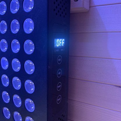 2-Person Full Spectrum Infrared Sauna with Red Light Therapy