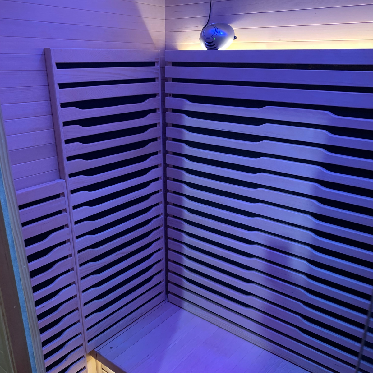 2-Person Full Spectrum Infrared Sauna with Red Light Therapy