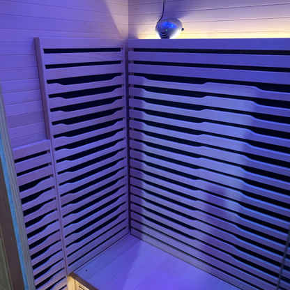 2-Person Full Spectrum Infrared Sauna with Red Light Therapy