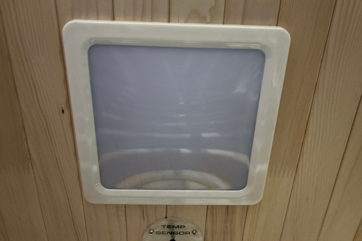 2-Person Infrared Sauna with Red Light Therapy and Chromotherapy