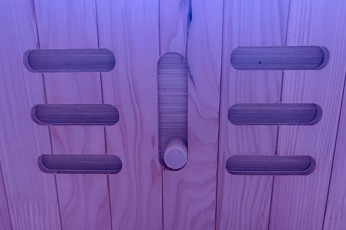 2-Person Infrared Sauna with Red Light Therapy and Chromotherapy
