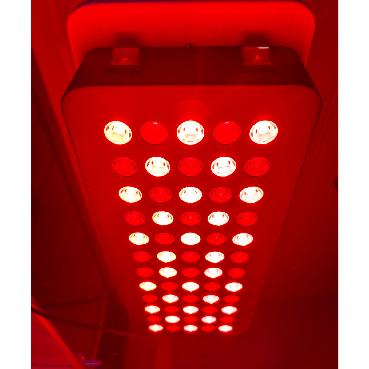 2-Person Infrared Sauna with Red Light Therapy and Chromotherapy