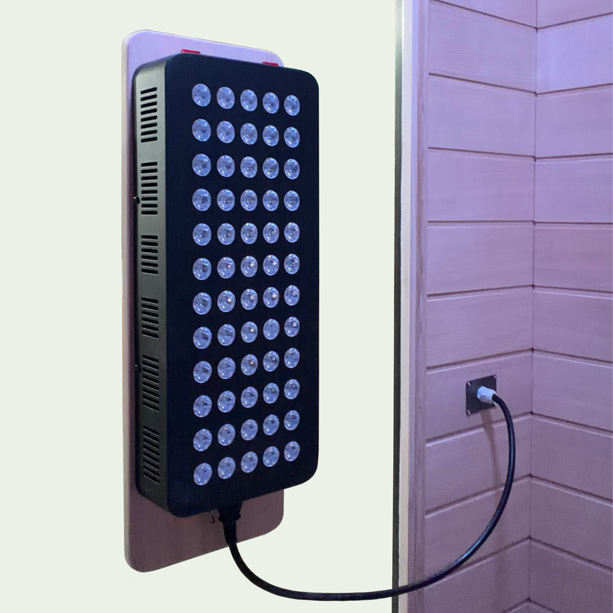 2-Person Infrared Sauna with Red Light Therapy and Chromotherapy