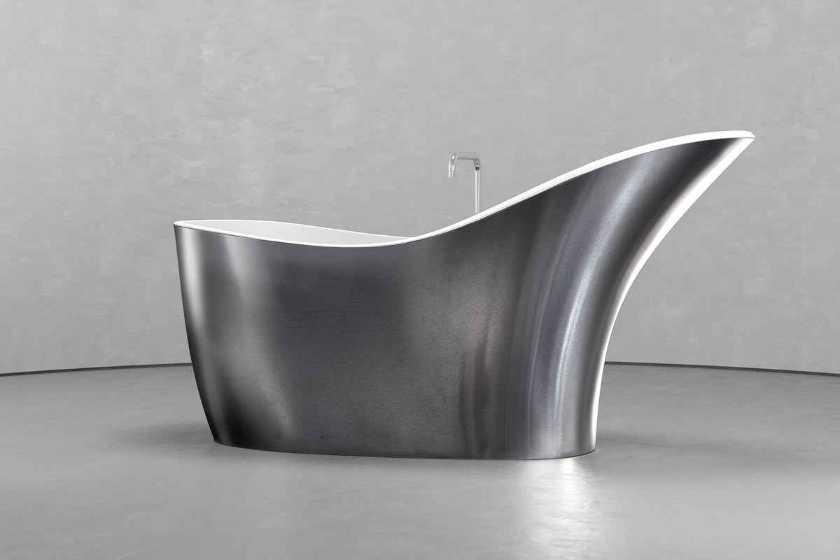 Freestanding Slipper Bathtub, 67.3 in, 79.25 gal
