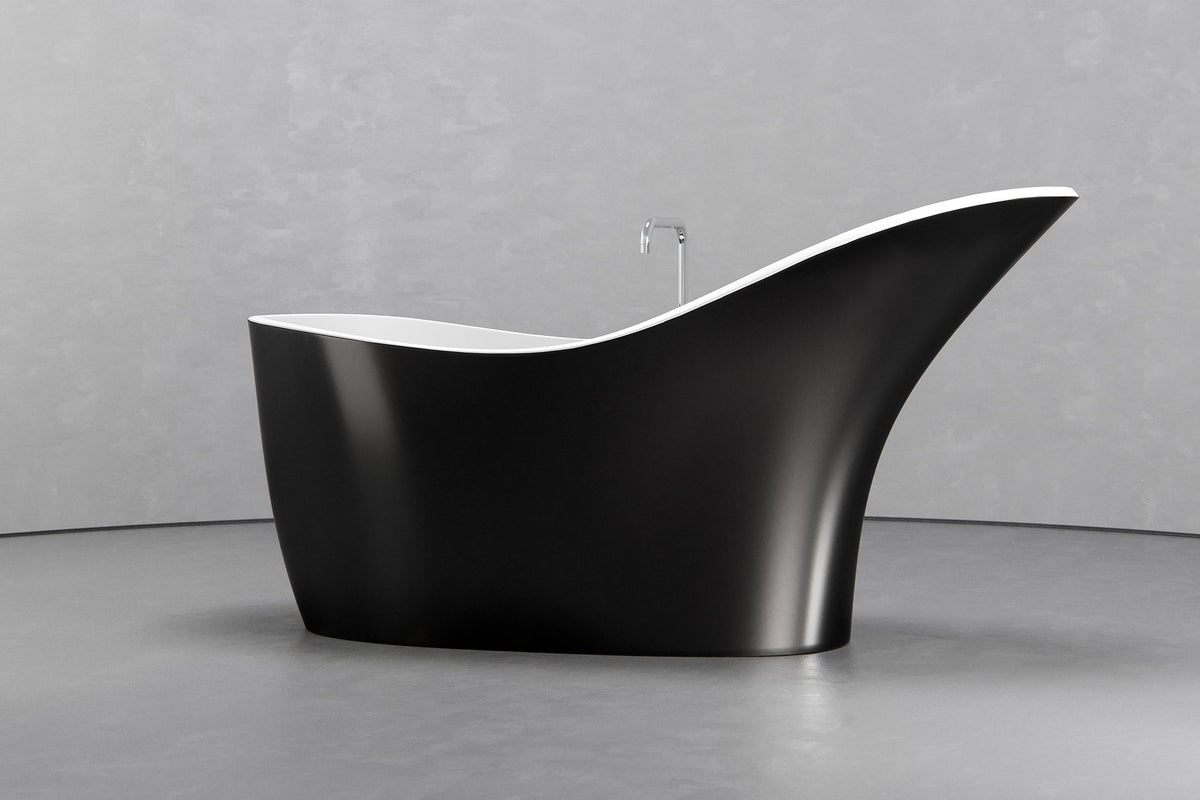 Freestanding Slipper Bathtub, 67.3 in, 79.25 gal