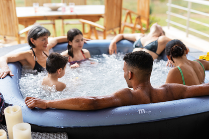 Inflatable Hot Tub Spa for 6 Adults with 132 Air Jets
